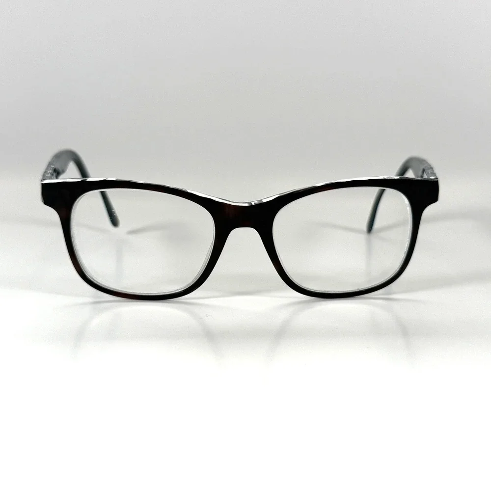 VERA WANG V347 TO Eyeglasses Frame Only 51-19-137 Black Texturized 59 Handmade